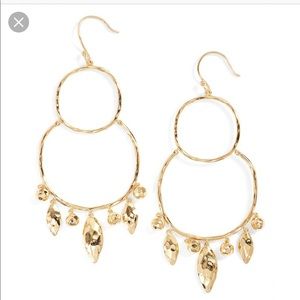 Gorjana Eliza chandelier gold earrings